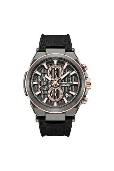 Kenneth Cole New York Downtown Men's 42mm Chronograph Watch with Gunmetal Dia...