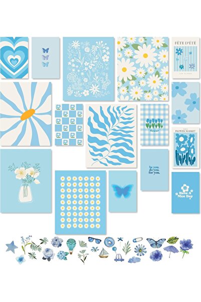 97 Decor Printed Art Panels in Shades of Blue by