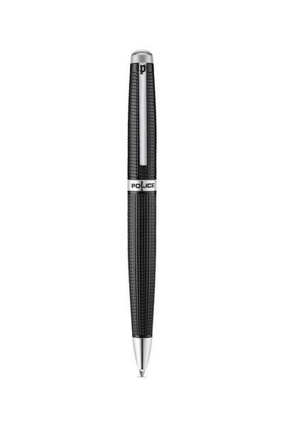 Police Embassy Pen For Men Silver Color