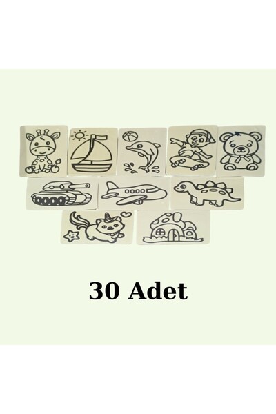 Nostaljik Lezzetler Kum Boyama Seti 30 Adet A5 Boyutunda (20x13.5)