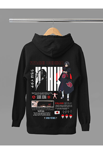 MAGORS سترة رياضية مطبوعة بتصميم شخصية إيتاشي أوتشيها من أنمي ناروتو، مصنوعة ...