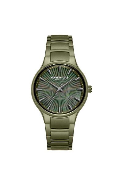 Kenneth Cole New York Monroe Green Mother-of-pearl Dial Stainless Steel Brace...