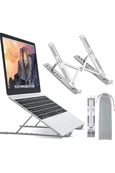 The Bros Laptop Stand, Portable Aluminium Laptop Riser Laptop Holder for Desk...