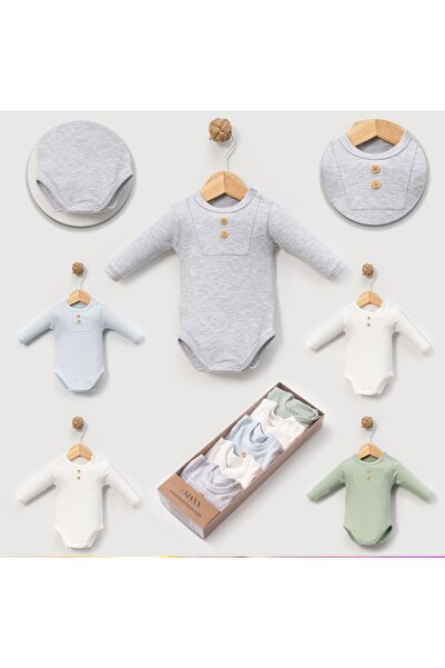 Ozz Baby Newborn Baby Girl 0/3-3/6 Months 100% Cotton K Ribbed Knit Long Slee...