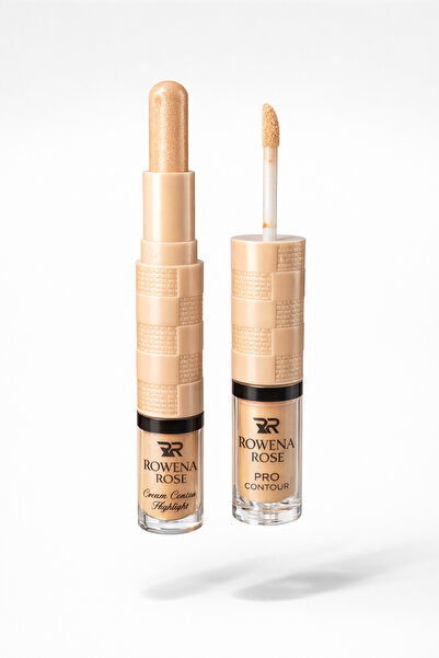 ROWENAROSE Çift Taraflı Kontür Ve Aydınlatıcı Stick