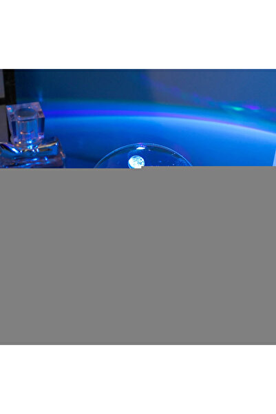 Skygo Ahşap Altlıklı Renk Değiştiren Cam Küre Deniz Anası RGB