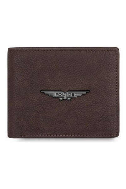 Police Genuine Leather Men's Wallet Brown