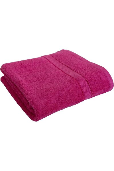 Generic Hotel Linen Club Bath Towel, Pink, 70 x 140 cm