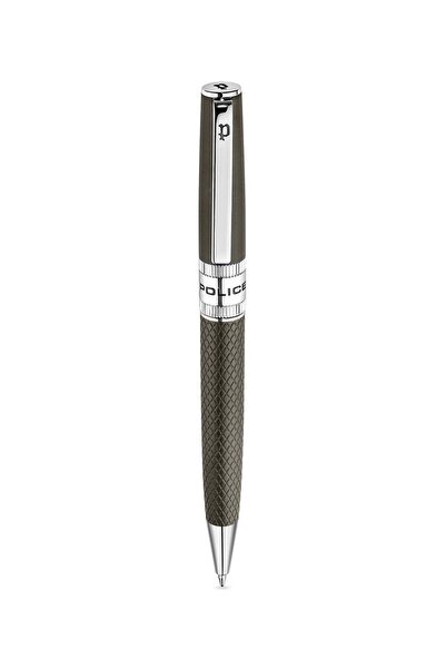 Police Grey Textured Finish Writing Pen