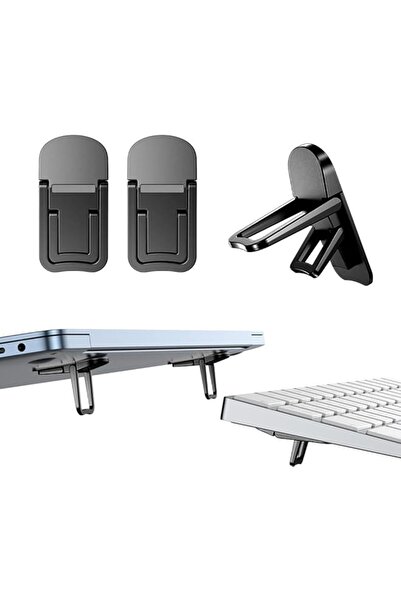 The Bros حاملان صغيران قابلان للطي للكمبيوتر المحمول مصنوعان من سبائك الزنك، ...