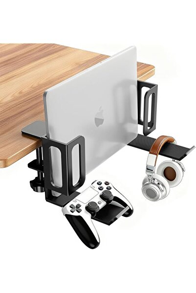 The Bros Vertical Laptop Stand, Desk Side storage, 2-Slot Laptop Storage for ...