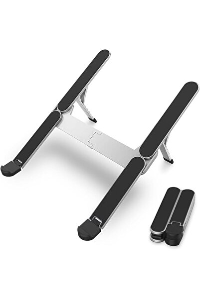 The Bros Laptop Riser, Aluminum Alloy Laptop Desk Stand, Anti-slip Laptop Ele...