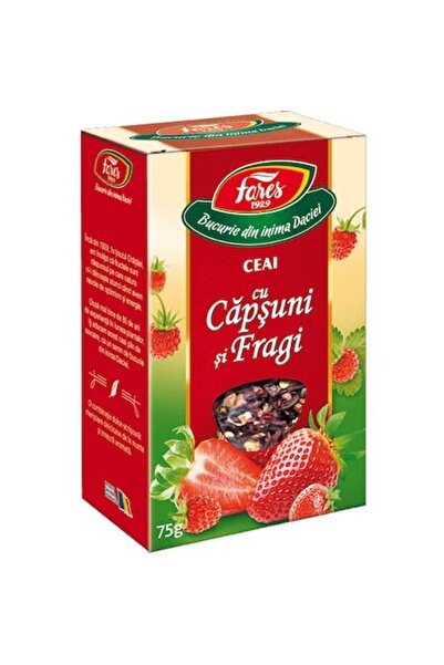 Fares Ceai de căpșuni și căpșuni sălbatice 75 de grame