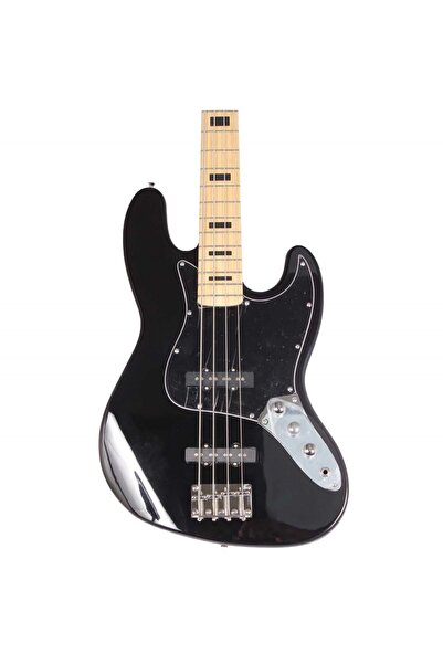 Angel AJBG3-BK Bas Gitar - Siyah (Başlangıç/Orta - Jazz Bass Tipi) | 2 Adet S...