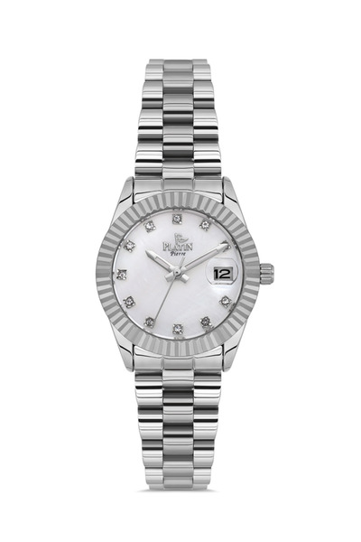 Platin Pierre Pl-1261La-A1 Minimal Calendar Dial Women's Wristwatch