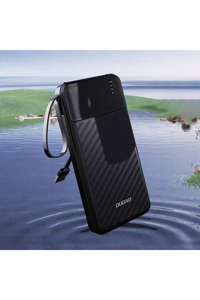 DUDAO Baterie externă K11 Pro, 20000mAh, cabluri încorporate: USB-A, USB-C, Lightning și microUSB