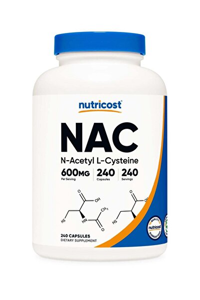 Nutricost NAC - N-Acetyl L-Cysteine, 600 MG Per Serving | 240 Capsules