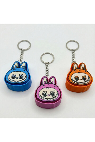 Atatuğ Hediyelik Labubu Themed Mechanical Switch Fidget Keychain - Stress Rel...