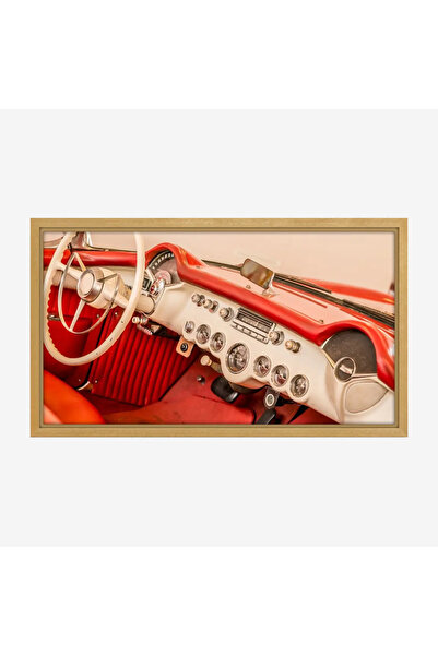 Tajridhome Car license plate - Red interior license plate - Warm lighting - C...