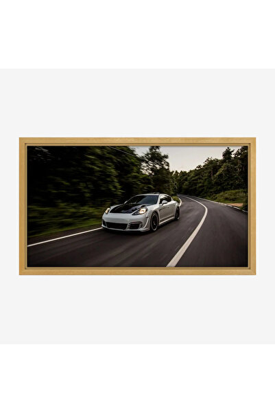 Tajridhome لوحة سيارات - سيارة رياضية - طريق ملتوي - ديناميكي - لوحات فنية مو...