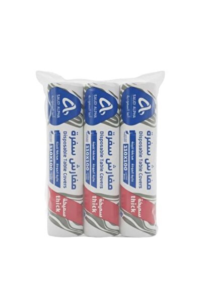 FO أغطية طاولات سميكة من ألفا السعودية – 100×110 سم – 3 لفات