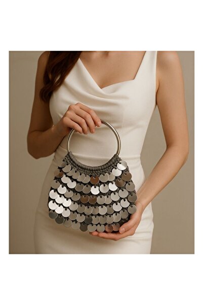 ByLily Evening Dress Bag, Sequined, Paillette, Many Colors, Stylish, Ideal fo...