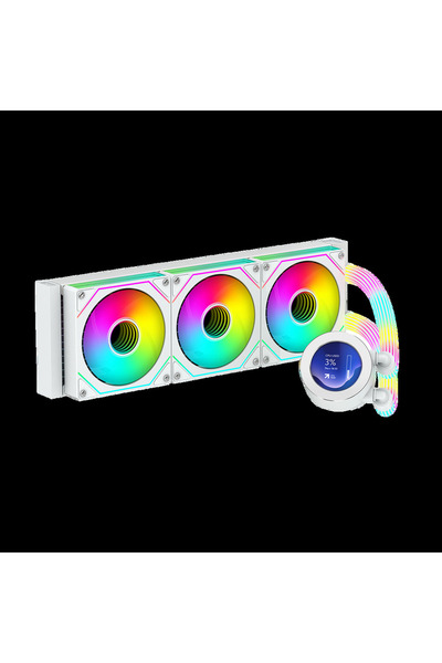 GAMEON - KRAKEN N 360 LCD Display Liquid CPU Cooler 360 mm With ARGB Tube - W...