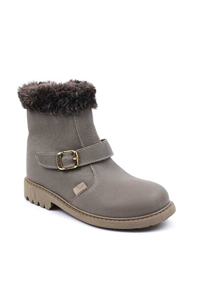 tino Padded boots for children, made of natural leather, with decorative fur ...