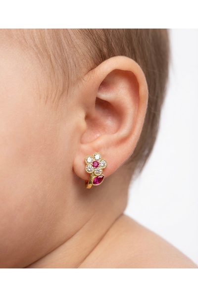 Çelikoğlu Kuyumculuk 8 AYAR ALTIN BEBEK ÇOCUK KÜPESİ 1,05 GR