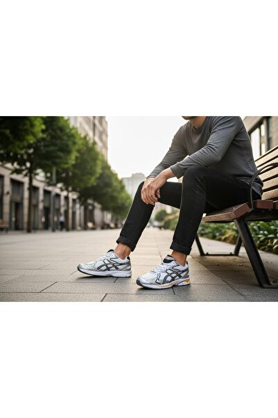 BAYRAMOĞLU KUNDURA BYK E-TAYGER SNEAKER CLASIC CU TALPĂ ÎNALTĂ ȘI PLASĂ ALB-P...