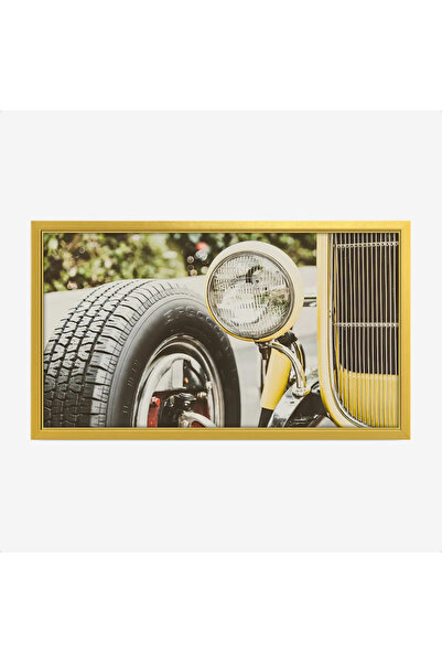 Tajridhome لوحة سيارات - سيارة كلاسيكية - خلفية طبيعية - حيوية - لوحات فنية م...