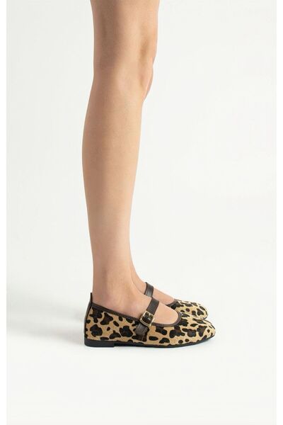 Eleanor Louise Women's Leopard Ballerinas