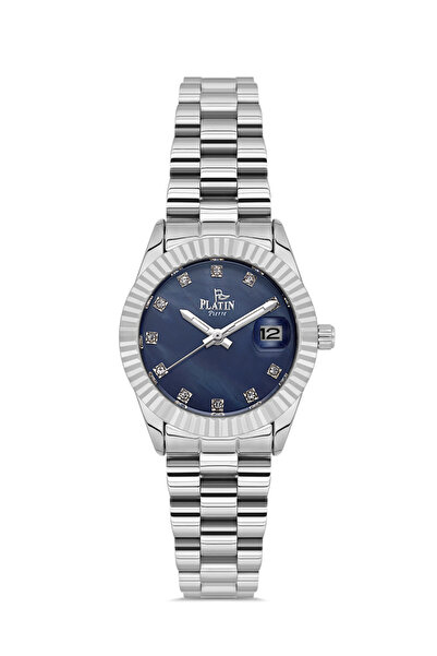 Platin Pierre Pl-1261La-A3 Minimal Calendar Dial Women's Wristwatch