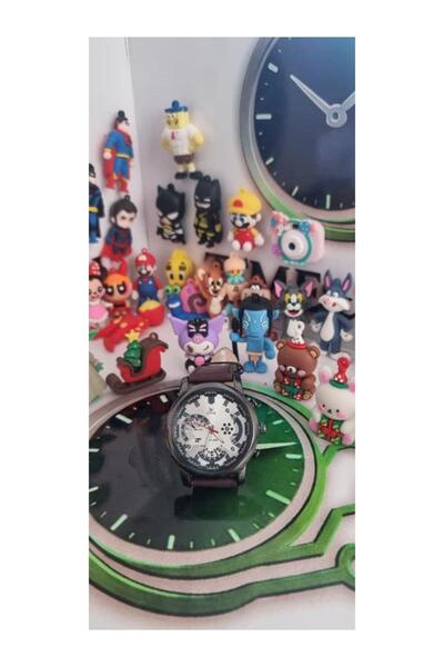 Time&Tech Leather Strap Men's Watch