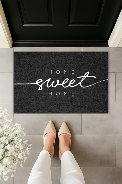 Dormot Modern Digital Printing Doormat - Popular Home Sweet Home - Front Door...