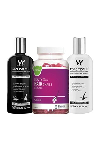 Watermans Hair care set: conditioner, shampoo, nutritional supplement