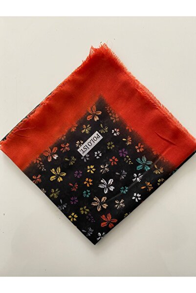 poloist Bougainvillea Pattern Cheesecloth Writing