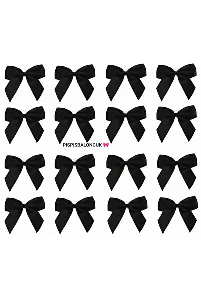 PISPISBALONCUK 50 adet siyah hazır fiyonk Nikah Şekeri Süsü düğün nişan çeyiz...