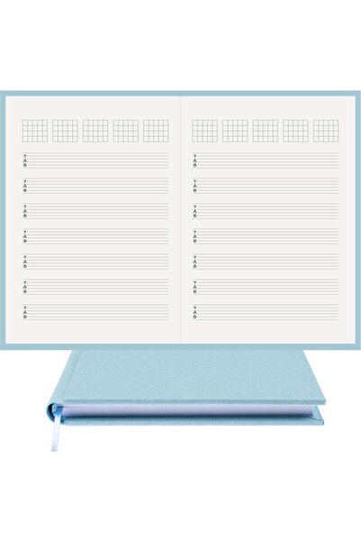 BİDEFTER Guitar Note Book Left, with Tab Key + Tuned - 100% Handmade, 2026 Co...