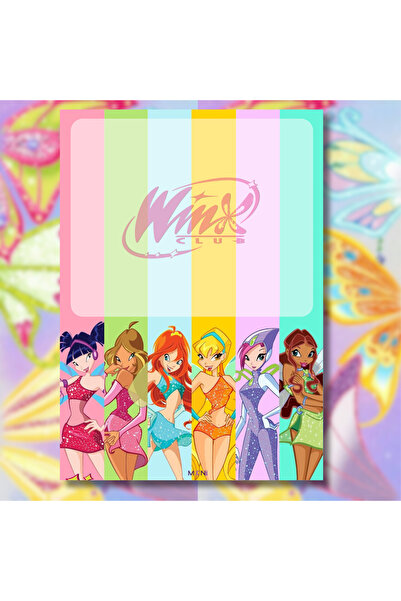 MoonBoo Design Winx Club Temalı Notepad