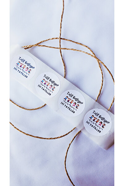 KanvasSepeti Autocolant adeziv - Autocolant pentru școală de sărbători (4 cm)...