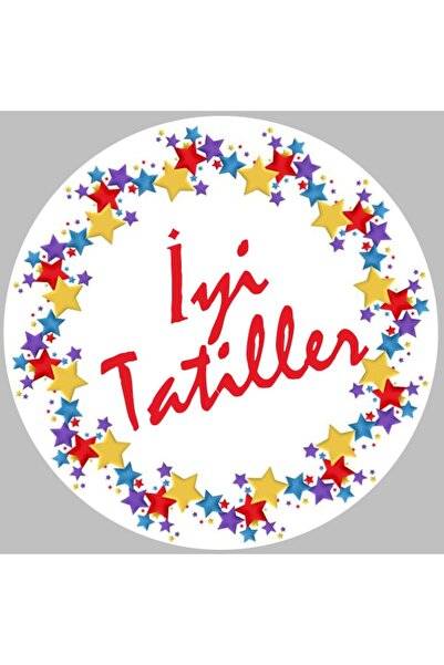 KanvasSepeti Autocolant pentru caiet de școală cu scris de sărbători bune (4x...