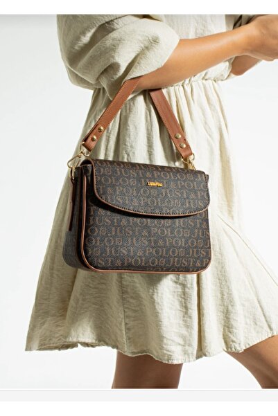 eflanmoda Geantă de mână și de umăr pentru femei Just Polo cu 3 compartimente...