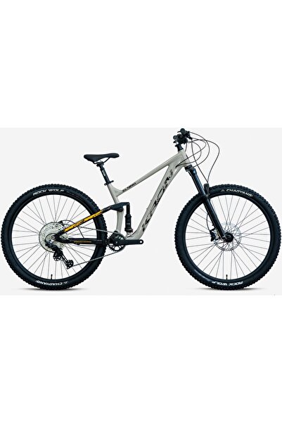 Kron EL NINO - 29" MTB Full Sus. - 425mm - 11 Vites - H.Disc - Bej-Siyah / Sarı
