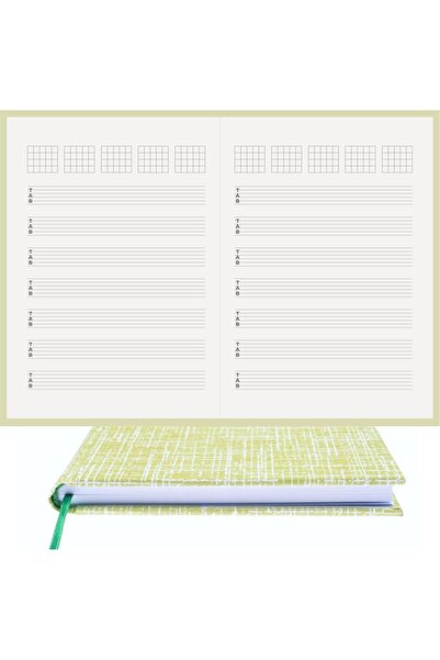 BİDEFTER Guitar Note Book Left Handed, with Tab Key + Tuned - 100% Handmade, ...