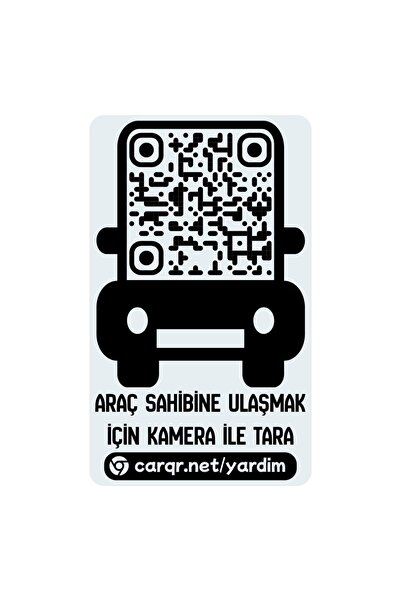 carqr Akıllı Karekod Araç Park Numaratörü - Gizlilik Korumalı Yeni Nesil İlet...