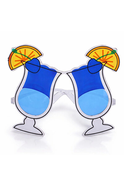 Twin Store نظارات حفلات كوكتيل زجاجية ملونة