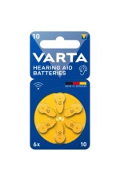 Varta Ear Battery No: 10 6Pcs