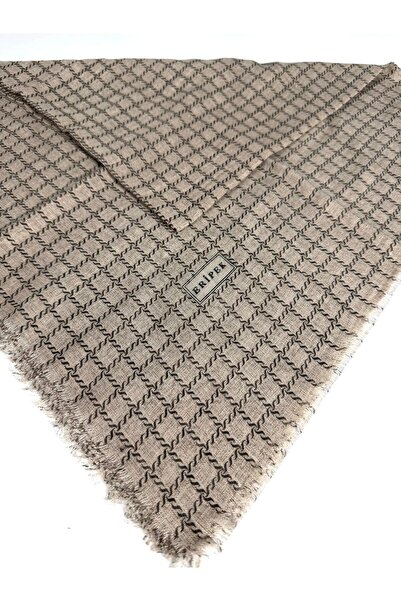 Eripek Eșarfă din in cu model - 06112-14