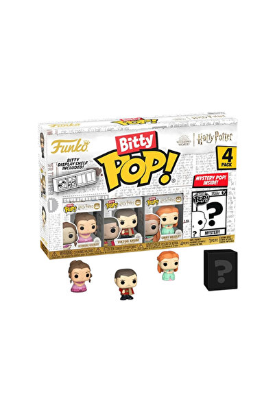 Bitty Pop 4'lü Paket Harry Potter - Hermione Granger, Viktor Krum, Ginny Weas...